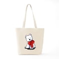 thumbnail image 6 of CafePress - Red Ribbon Westie Tote Bag - Unisex Canvas Tote Bag, Beige, 1-Piece, 6 of 7
