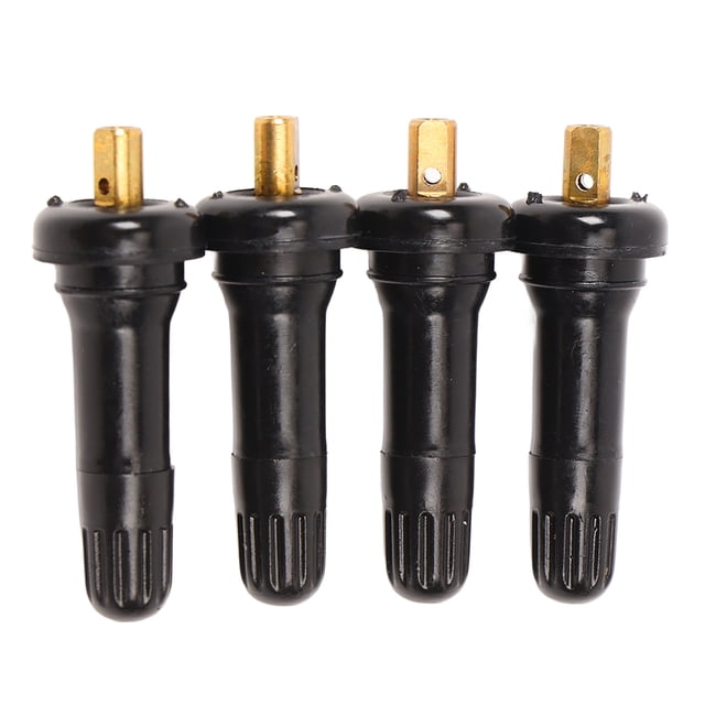 Vástago de válvula de neumático a presión, 4 piezas Vástago de válvula de neumático Vástago de válvula de neumático Válvula de sensor de neumático de automóvil Altamente versátil