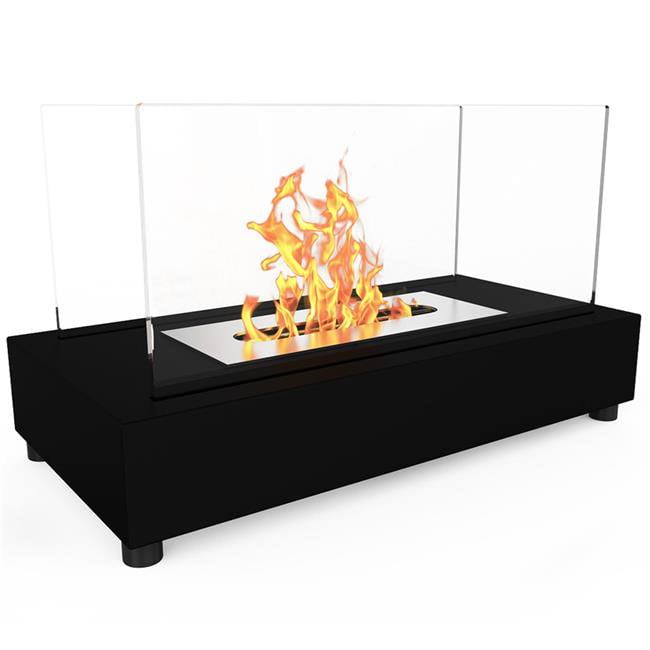 Regal Flame ET7010BK Avon Tabletop Portable Bio Ethanol Fireplace in