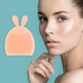 thumbnail image 2 of Unique Bargains 1 Pc Silicone Facial Cleansing Brush Rabbit Shape 3.35"x2.56"x0.63" Skin Color, 2 of 6