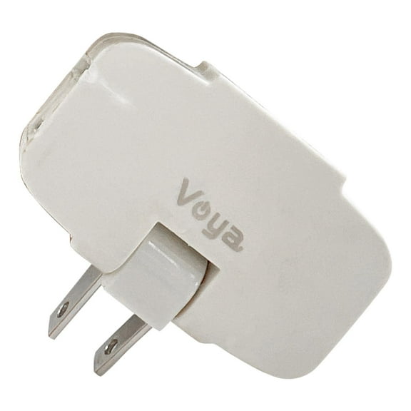 Voya Wall Adapter, Electrical 4 Way Outlet Expander Plug, Multi Plug Extender Splitter, Multiple Ungrounded Mini Plug Wall Tap