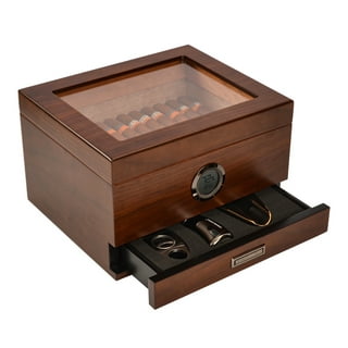 Fully Stocked Stylish Durable Red Humidor Box – Flower Power Packages