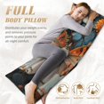 thumbnail image 3 of KLL Ultra Soft Microfiber Body Pillow Cover/Pillowcases 20"x54" with Hidden Zipper Closure-Butterfly and Bloom Beauty, 3 of 5