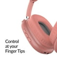 thumbnail image 3 of IQ Sound Bluetooth Over-Ear High-Performance Headphones with Mic, FM Radio, and 3.5-mm Aux Input, up to 6 Hours Play Time, IQ-170BT (Rose Gold), 3 of 7