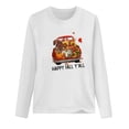 thumbnail image 3 of It's Fall Y'all Sweatshirt for Women Oversized Halloween Print Long Sleeve Crewneck Pullover Casual Loose Fit Graphic Tops Y2K Clothes, 3 of 4