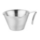 thumbnail image 1 of Taza medidora de acero inoxidable de 100 ml, reutilizable, accesorios para espresso, mini Pulido de plata, 1 of 9