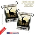 thumbnail image 3 of Breeze Decor BD-WL-G-110110-IP-BO-D-US18-SB 13 x 18.5 in. Welcome Deer Nature Wildlife Impressions Decorative Vertical Double Sided Garden Flag, 3 of 4