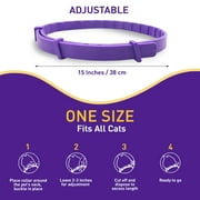 Genreen 4 Pack Calming Collar for Cats – Pheromone Cat Calming Collar Cat Anxiety Relief and Stress – Adjustable Water Resistant Breakaway Calming Collars Natural Ingredients Pheromones Rapid Effect