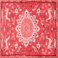 thumbnail image 1 of Ahgly Company Indoor Square Animal Red Traditional Area Rugs, 6' Square, 1 of 4