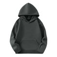 thumbnail image 5 of Bnwani Teen Girls Hoodies Long Sleeve Oversized Fleece Sweatshirt Cute Plain Tops Pullover, 5 of 8