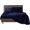 Navy Blue, variant on Cloud Fino 4 Pc Silk Satin Sheets Set|Silk Satin Fitted Sheet|Silk Satin Flat Sheet|Silk Pillowcase|4 Pc| Hotel Quality Sheets !!(Navy Blue/King)