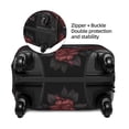 thumbnail image 4 of Fotbe Rose Full Moon Black Wolf Luggage Cover Protector,Suitcase Protector,Scratch and Dirt Resistant,Fits 18-32 Inch Luggage-Large, 4 of 9