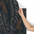 thumbnail image 2 of MuralsPrint Hawaiian style Fashion Leaves , Removable Wallpaper - 10'ft H x 24''inch W, 2 of 4
