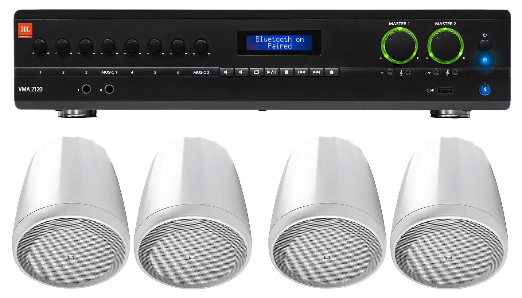 jbl pendant speakers white