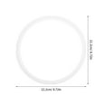 thumbnail image 2 of BESTYASH 1Set Pressure Cooker Sealing Ring Silicone Circle White 8.72X8.72X0.79in for Electric Cookers, 2 of 8