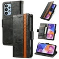 thumbnail image 1 of Case for Samsung Galaxy A23 Cover Leather Wallet Folio Case Book Design Flip Magnetic Closure - Black, 1 of 5