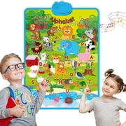Dammyty Electronic Alphabet Wall Chart, Talking ABCs Music Poster, Learning Toys for Toddlers 1-3, Interactive Educational Toddler Toys