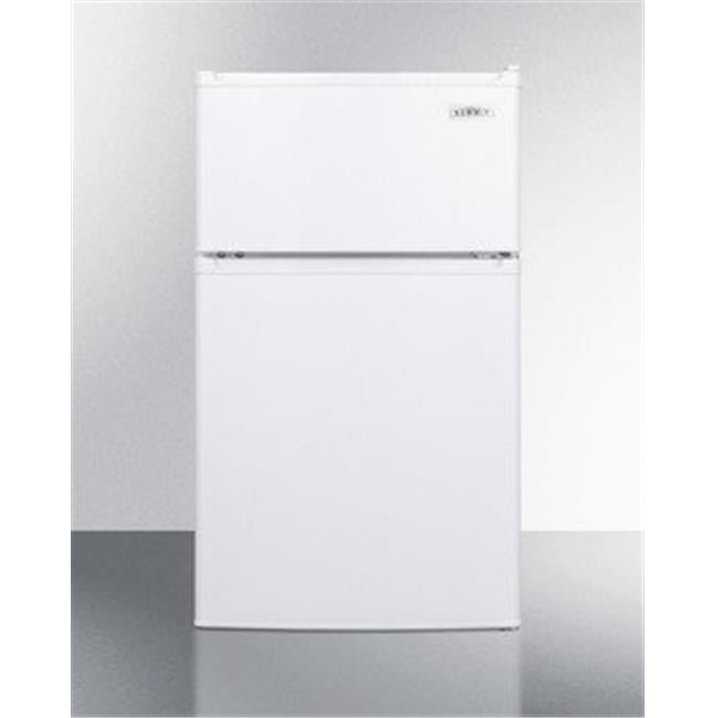 Summit CP351WADA Compact 2 Door RefrigeratorFreezer for ADA Height