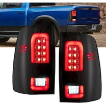 labwork Tail Light For 2009-2018 Dodge Ram LED Black Lamp Left Right Soot 2Pcs
