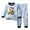 C-Dark Blue, variant on HCNTES Toddler Baby Girl Clothes 3 6 9 12 18 24 Months Fall Outfits Long Sleeve Sweatshirt Tops + Pants Set,Sizes 18-24 Months