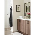 thumbnail image 2 of Amerock Emerge Contemporary Double Prong Satin Nickel Wall Hook, 2 of 9