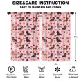 thumbnail image 2 of Blackout Kids Curtains,Pink Cute Dachshund Dog and Love Heart Childrens Insulated Curtains Set Of 2,Bedroom Essentials,Toddler Room Decor 52x84in(132x213cm), 2 of 4