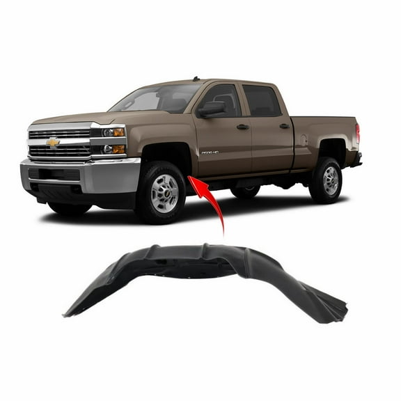 DCP Front Driver Side Fender Liner For 2015-2016 Chevrolet Silverado GM1248249