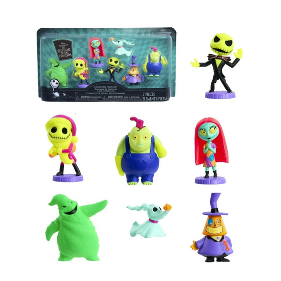 Disney Tim Burton’s The Nightmare Before Christmas Collectible Figure Set, 2.5-inch Figurines