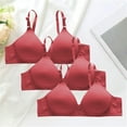 thumbnail image 2 of MVRLSH Bras for Women Sports 3 Pack Underwire Breathable Full Support Plus Size Brassiere Everyday Bra Older Gathered Comfortable Daily Everyday Bras, 2 of 5