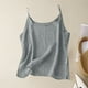 thumbnail image 2 of Vestidos Casuales Para Mujer, Blusas De Mujer De Moda Camisola de lino de color liso para mujer, 2 of 6