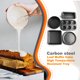 thumbnail image 4 of Bewildely Horno Bandeja para hornear Recubrimiento antiadherente Molde para pan tostado Resistente a altas temperaturas Bandeja para pasteles de carne Type2 NO2 Bewildely HA009397-04, 4 of 6