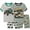 Excavator+Truck, variant on WIBACKER Toddler Boys Pajamas Short Sets Excavator Cotton 4 Piece Vehicle Pjs Sleepwear Summer Clothes Kids Jammies 2-9Y
