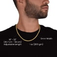 thumbnail image 2 of To My Husband Gift I am Yours Cuban Link Chain Necklace, 2 of 6
