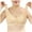 Beige, variant on Bras for Women Push up Front Button Bra Plus Size Comfortable Wireless Bras Stretch Full Coverage Everyday Bra
