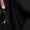 Black, variant on Black Elegant Sleeveless High-Neck Fitted Pleated Maxi Dress For Women