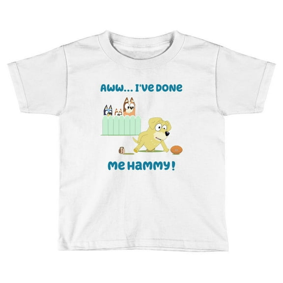 I'Ve Done Me Hammy! Toddler T Shirt Bluey Party Shirt, Cool Bluey T-Shirt, Bluey Design TODDLER SHORT SLEEVE TEE BELLA CANVAS 3001T