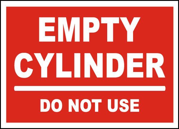 3 X DO NOT USE VINYL STICKERS