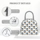 thumbnail image 4 of Fotbe Coffee To Go Pattern Bolsa de Almuerzo con Estampado, Lonchera Aislada, Contenedor de Comida Reutilizable Tipo Cooler a Prueba de Fugas, 4 of 6