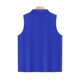 thumbnail image 4 of Camiseta sin mangas con cuello vuelto para hombre, de poliéster, de color liso, cómoda, transpirable, con cremallera y múltiples bolsillos., 4 of 7