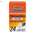 2 Pack Chewable Motrin Children's DyeFree Ibuprofen Ages 211 Pain