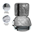 thumbnail image 3 of Square Lunch Bag 10.5*3.5*9.5 Inches Cooler Bag Lunch Bag Insulation Portable Durable Fashion Cute Fish, 3 of 6