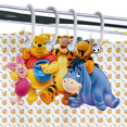 thumbnail image 3 of Winnie the Pooh Shower Curtain, Light Weight Cloth Shower Curtain Durable Waterproof Fabric Reinforced Top Hem for Hotel Bathtub, 3 of 9