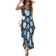 thumbnail image 1 of Abstract Geometrical Vestido Sin Mangas Para Mujer, Traje De, Ropa De Cumpleaños, Verano, 1 of 5