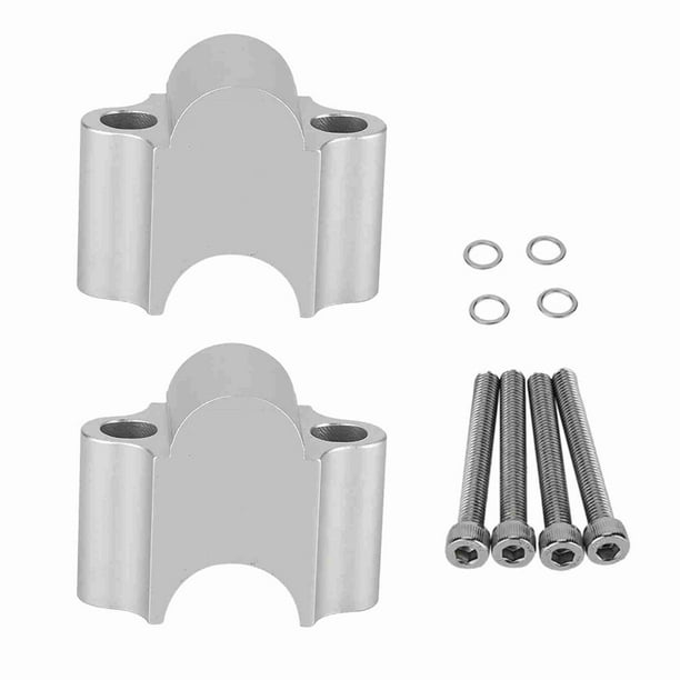Elevador de manillar universal de aleación de aluminio de 7/8'' (22 mm) para motocicleta (galvanizado)