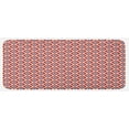 thumbnail image 1 of Ikat Kitchen Mat, Revival Pattern Classical Diamond Line Pattern with Traditional Design Elements, Plush Decorative Kitchen Mat with Non Slip Backing, 47" X 19", Red Blue Beige, by Ambesonne, 1 of 1