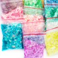 thumbnail image 3 of Bellelfin 14 Colores De Resina Con Copos De Purpurina Gruesos, Irregulares, Iridiscentes, Purpurina, Confeti, Suministros Para Manualidades, Epoxi/Vasos/Diseño De Uñas Slime, 3 of 5
