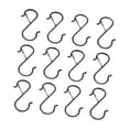 thumbnail image 1 of Ganchos en forma de S para armario de 3,6 pulgadas con hebilla, resistentes a la oxidación, en forma de S. 12 piezas, 1 of 9