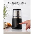 thumbnail image 4 of GDOR Quiet Coffee Grinder Electric, 70g Removable Bowl Spice Grinder for Coffee Beans, Seeds and Grains, Super Silent Grinding Mill with 60dB Low Noise, 2.5oz Capacity, Black, 4 of 7