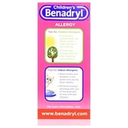 2 Pack: Childrens Benadryl Allergy, Cherry Flavored Liquid 8 fl oz .
