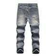 thumbnail image 2 of Happy Cherry Boys Jeans Denim Pants Ripped Kids Skinny Jeans Fit Trousers Casual 6-7 Year, 2 of 6